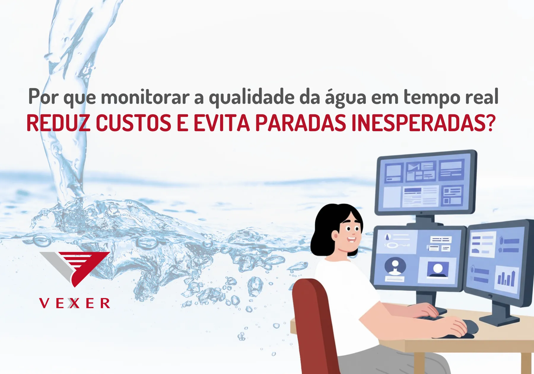 Por que monitorar a qualidade da água em tempo real reduz custos e evita paradas inesperadas